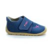 Fare 5012252 blaue Barfußschuhe mit pink Steppung (bare)