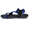 blaue sommersandalen