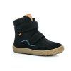 schwarze Winterstiefel