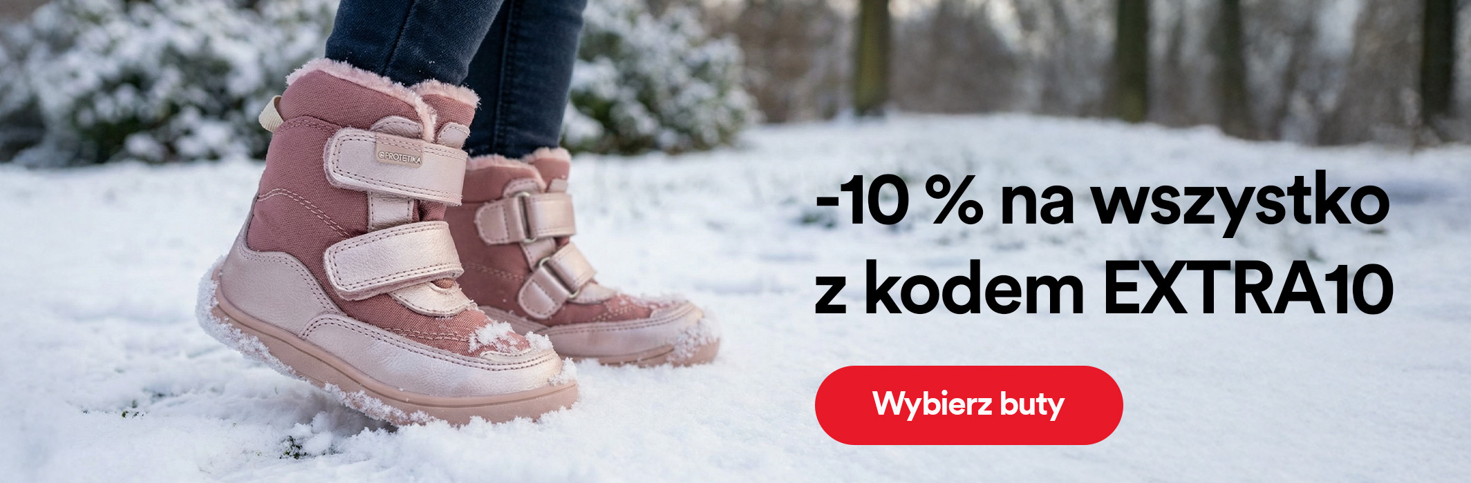 Skorzystaj z 10% zniżki na wszystkie buty, używając kodu EXTRA10.