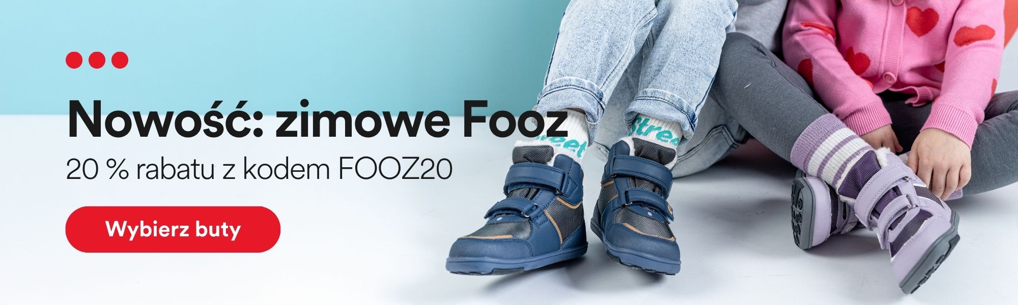 Nowe zimowe Fooz dla dzieci już są! 20 % rabatu na całą markę z kodem FOOZ20.