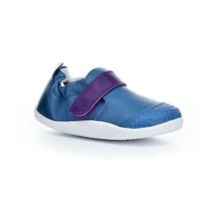 Bobux Go Elemental Blue-Purple Xplorer první barefoot boty (Rozmiar 19, Wewnętrzna długość buta 122, Wewnętrzna szerokość buta 56)