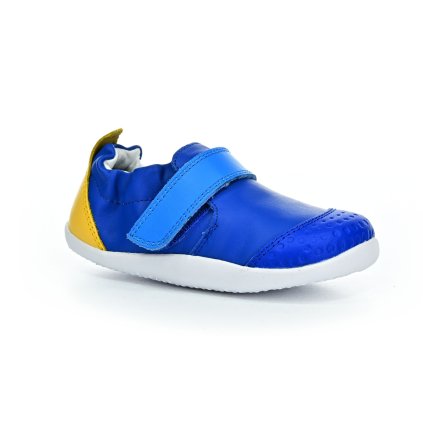 Bobux Go Gentian Blue-Pineapple Xplorer první barefoot boty (Rozmiar 19, Wewnętrzna długość buta 122, Wewnętrzna szerokość buta 56)