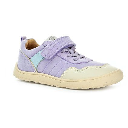 Fioletowe trampki barefoot Bisgaard - Little Shoes