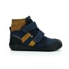 Koel4kids Milo 2.0 Hydro WP Navy/Cognac zimní barefoot boty (Rozmiar 24, Wewnętrzna długość buta 158, Wewnętrzna szerokość buta 64)