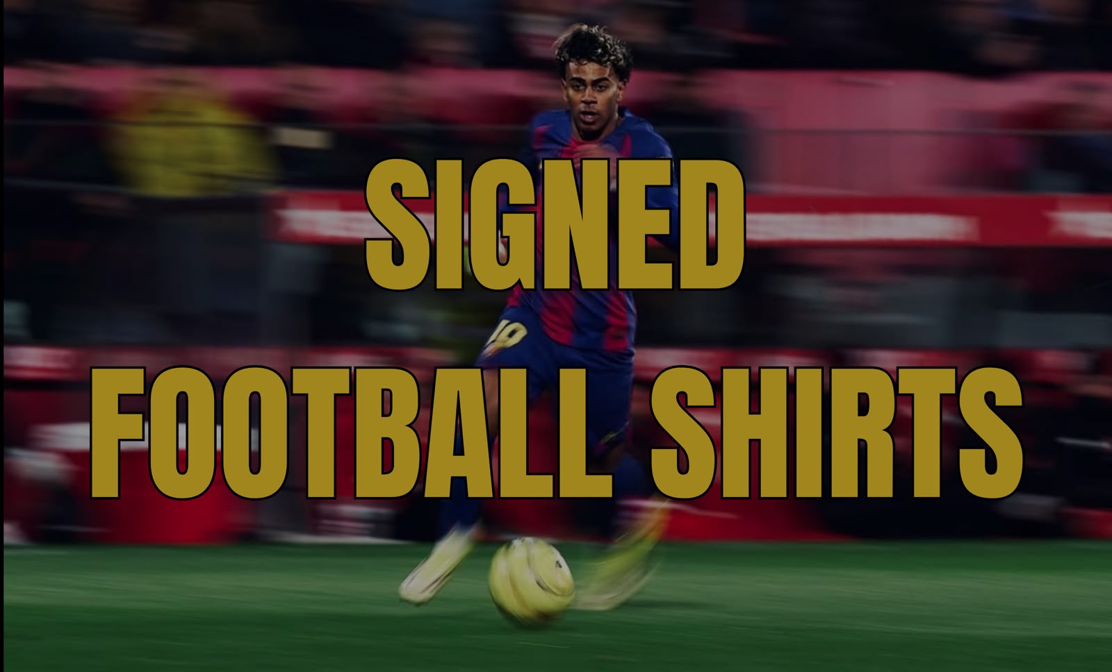 SIgned football shirts