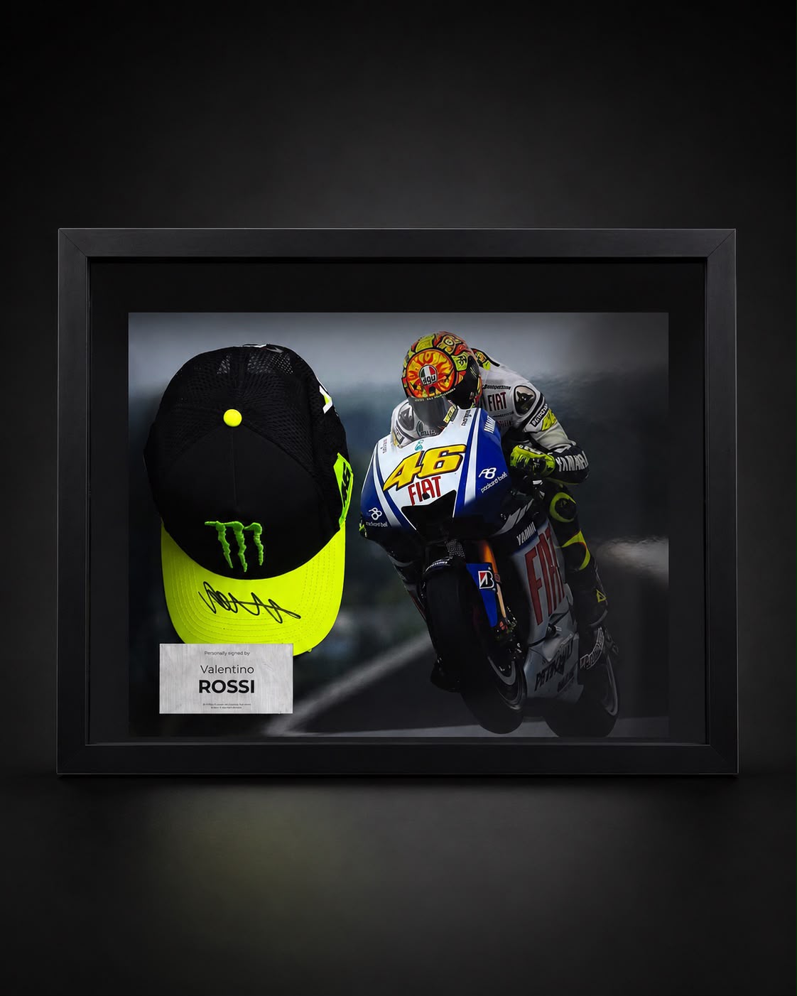Rámování kšiltovky — Valentino Rossi