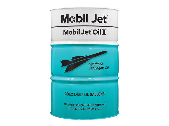 Mobil Jet Oil II 55gal drum 01 09 15