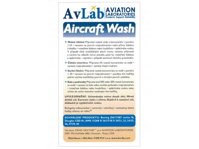 Aircraft Wash (Kanystr 30L)