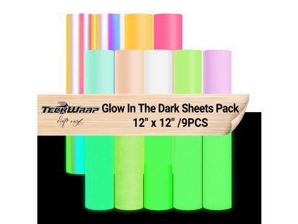 Glow in the dark 9psc original foto