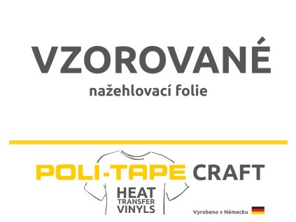 VZOROVANÉ nažehlovací folie POLI-TAPE CRAFT