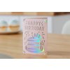444158 Cupid Project Photography Happy Birthday Cake Holograph Card 1