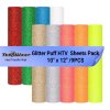 puff glitter 9pcs