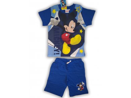 Set tričko a krátke nohavice Mickey - svetlomodré (Farba svetlomodré, Veľkosť 128)