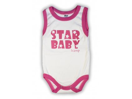 Tielkové body Star Baby - ružové (Farba ružové, Veľkosť 74)