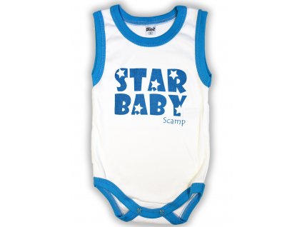 Tielkové body Star Baby - modré (Farba modré, Veľkosť 86)