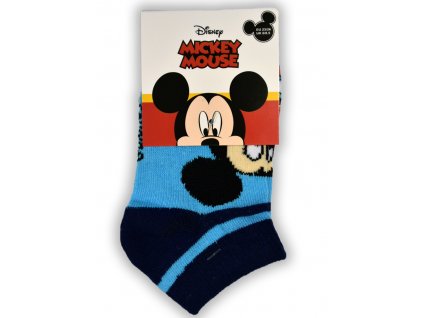 Členkové ponožky Mickey, tyrkysové (Veľkosť 31/34)