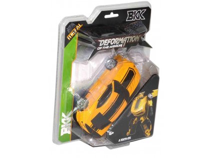 Autorobot kovový 16cm - žltý (Farba žltý)