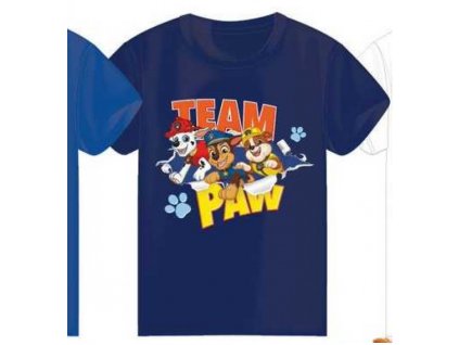 Tričko Paw Patrol Team - tmavomodré (Farba tmavomodré, Veľkosť 98)