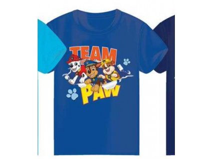 Tričko Paw Patrol Team - modré (Farba modré, Veľkosť 128)