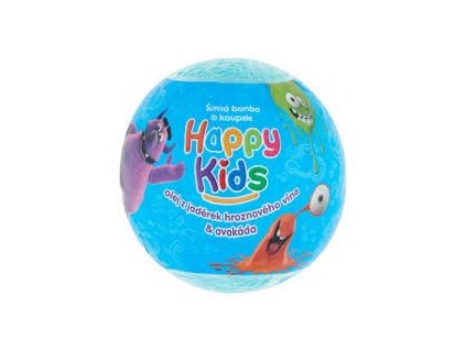 Happy Kids šumivá guľa do kúpeľa 100 g (Farba Žltá)