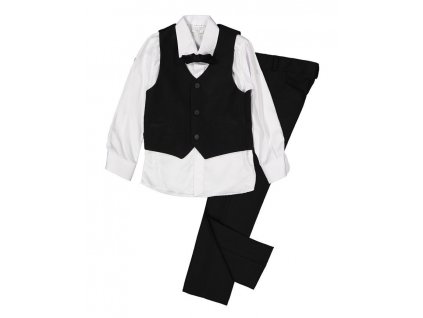 Terry Elegantné oblečenie pre chlapca s vestou a s motýlikom (Veľkosť na 3 ročné)