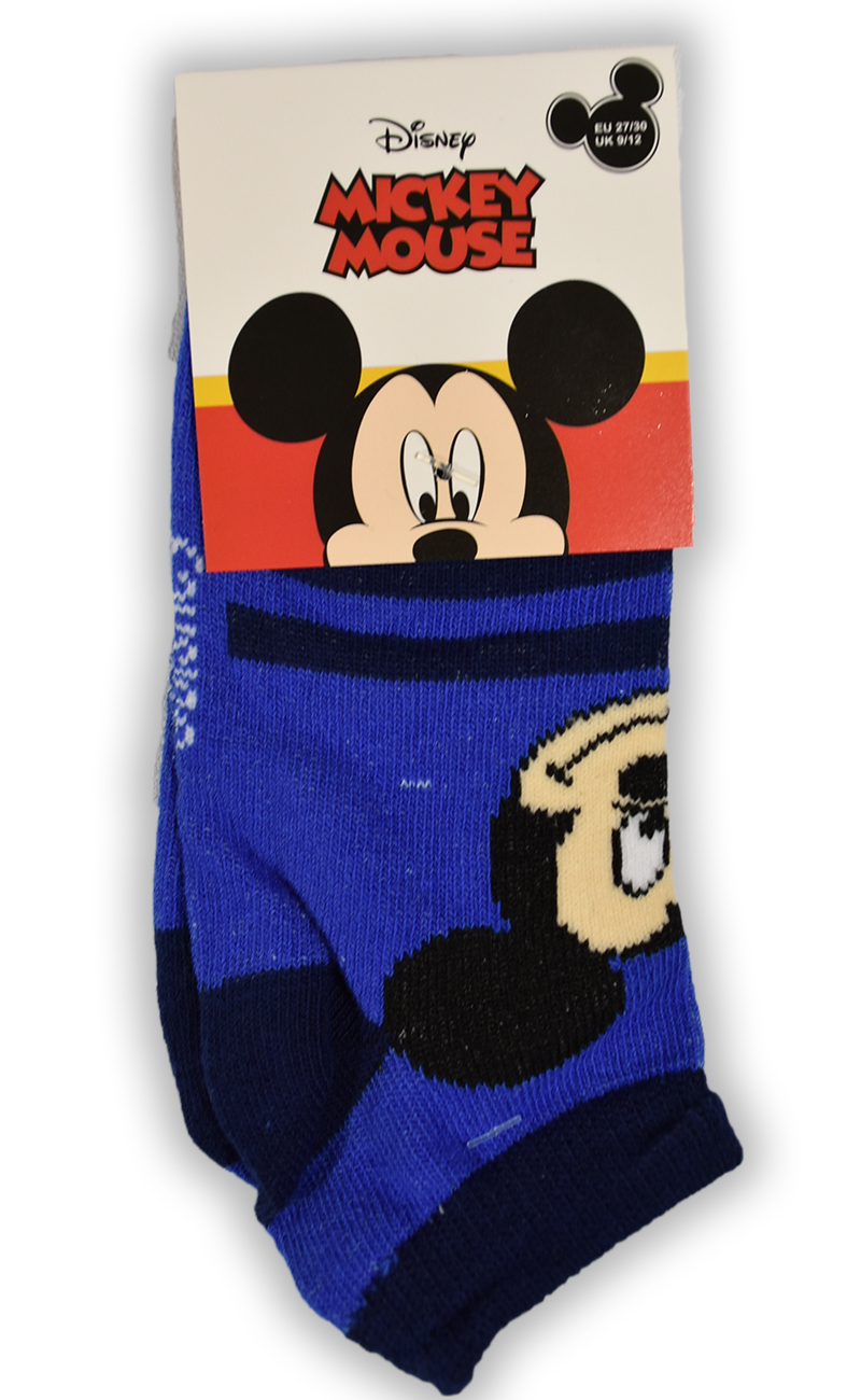 Členkové ponožky Mickey - pásikavé Farba: pásikavé, Veľkosť: 23/26