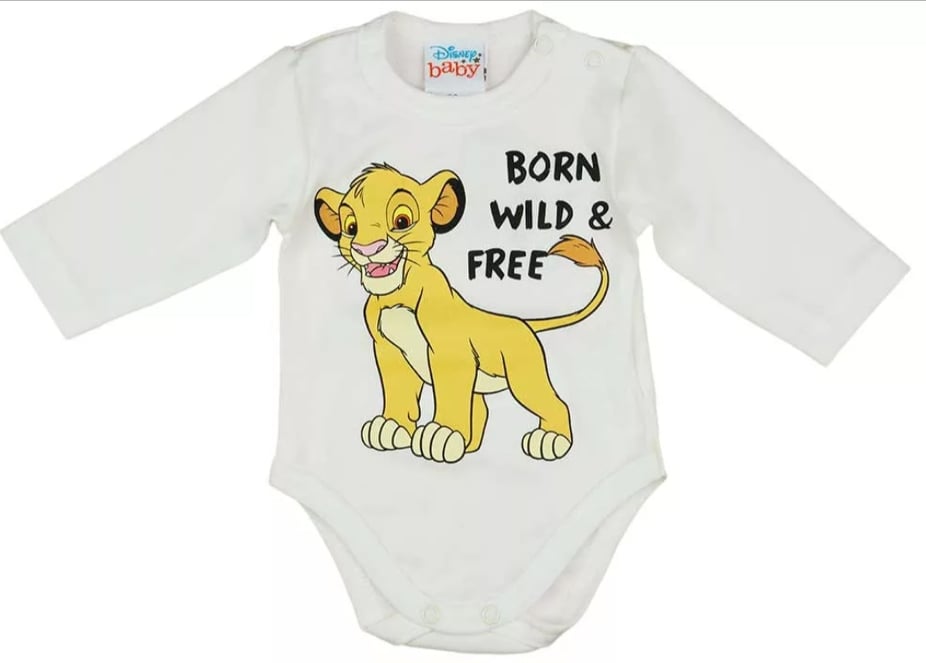 Body s dlhým rukávom Lion King Veľkosť: 56