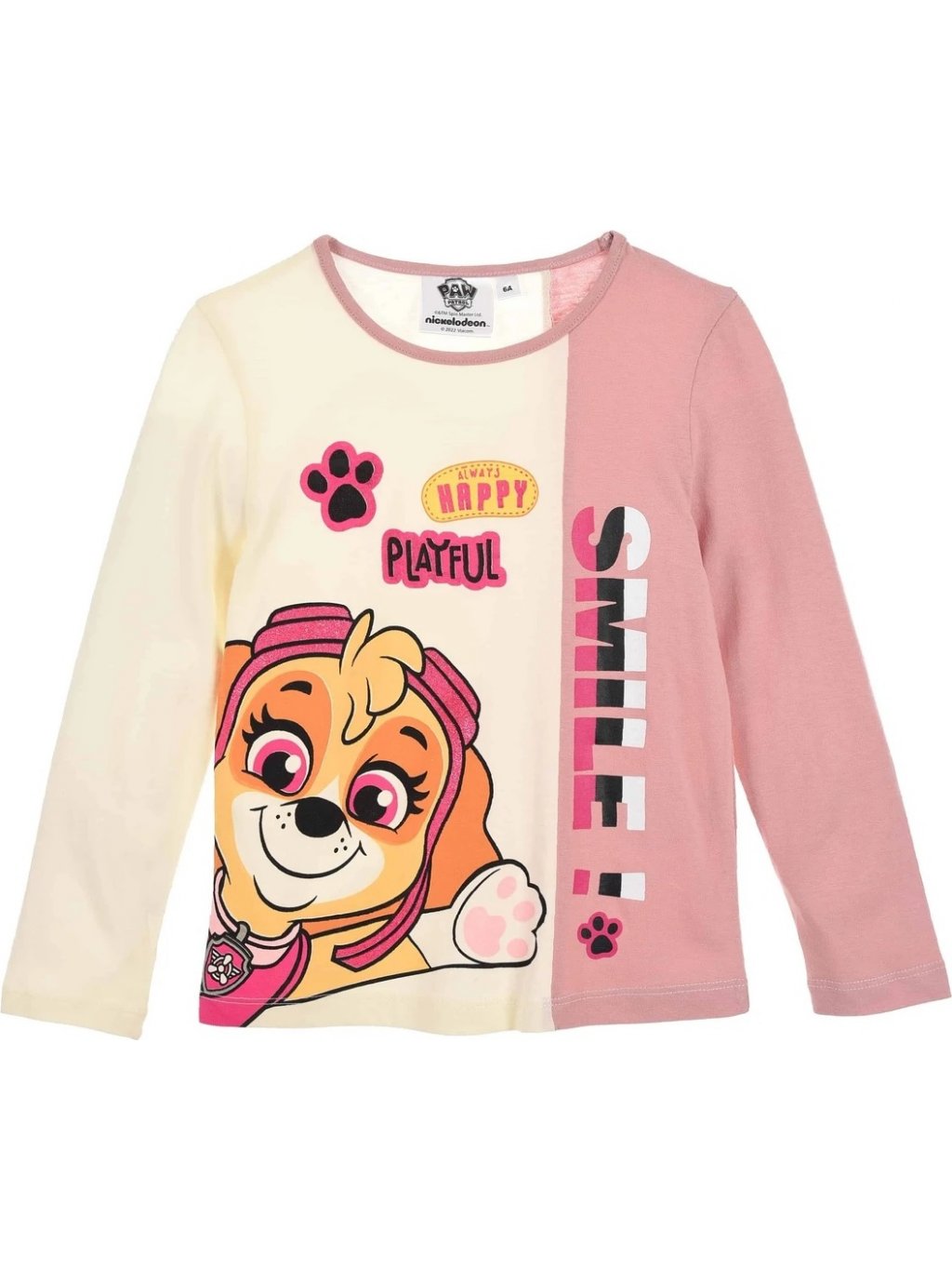 Tričko s dlhým rukávom Paw Patrol Girl1 Veľkosť: 98