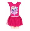 Letné šaty My Little Pony - tmavoružové (Farba tmavoružové, Veľkosť 116)