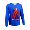 Tričko Spiderman s dlhým rukávom - modré (Farba modré, Veľkosť 110/116)