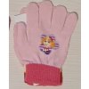 Pletené rukavice Paw Patrol Girl (Farba Bledoružové)