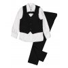 Terry Elegantné oblečenie pre chlapca s vestou a s motýlikom (Veľkosť na 3 ročné)