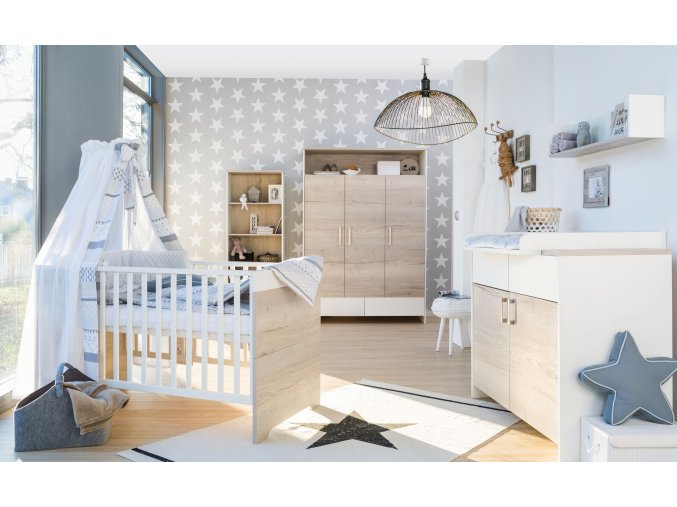 11 953 28 00 Kinderzimmer Clou Oak neue Kommode