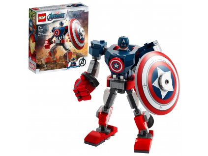 LEGO MARVEL Super Heroes 76168 LEGO® Marvel 76168 Captain America v obrnenom robotovi
