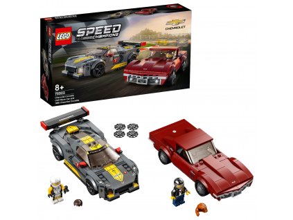 LEGO Speed Champions 76903 LEGO® Speed Champions 76903 Chevrolet Corvette C8.R a 1968 Chevrolet Corvette