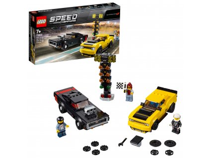 LEGO Speed Champions 75893 LEGO® Speed Champions 75893 2018 Dodge Challenger SRT Demon a 1970 Dodge Charger R/T