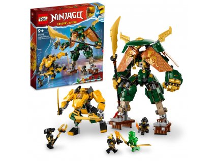 LEGO® Ninjago 71794 Lloyd, Arin a ich tím nindžovských robotov