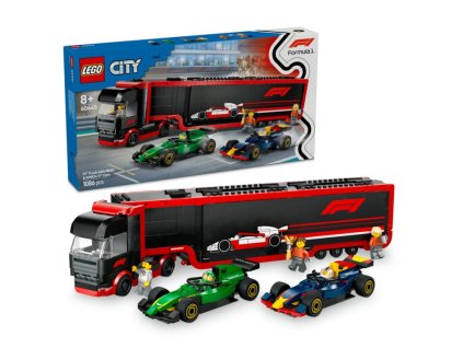LEGO® City 60445 Kamión F1® s autami RB20 a AMR24 F1®