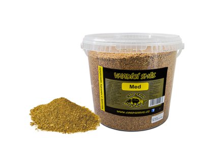 Carp Servis Václavík Vnadící směs - kbelík - 5,2 l/jahoda-citrus (červená) + Sleva 10% za registraci