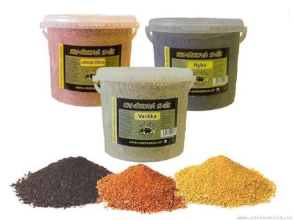 Carp Servis Václavík Vnadící směs - kbelík - 5,2 l/skopex (červená) + Sleva 10% za registraci