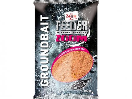 Carp Zoom Feeder Zoom - 1 kg/Jahoda - Ryba - Robin Red