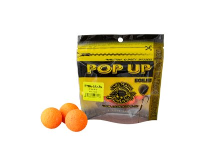 Carp Servis Václavík Pop Up Boilies - Ryba - Banán + Sleva 10% za registraci