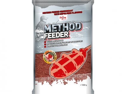 Carp Zoom Method Feeder Groundbaits - 1 kg/Jahoda - Ryba