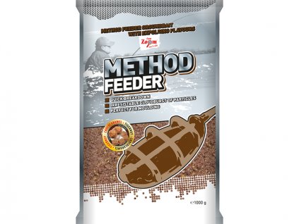 Carp Zoom Method Feeder Groundbaits - 1 kg/Tygří ořech - čokokaramel