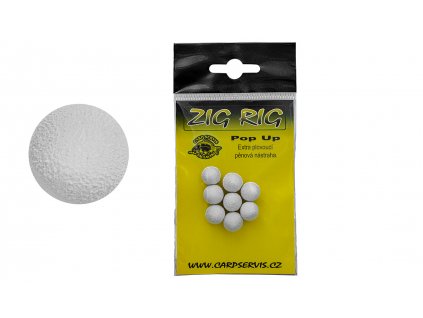 Carp Servis Václavík Pěnová nástraha Pop Up (Barva Bílá, Průměr 10 mm)