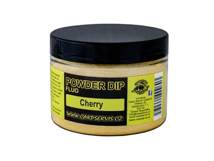 Carp Servis Václavík Fluo Powder Dip (Příchuť Cherry, Hmotnost 70 g)