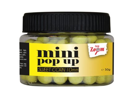 Carp Zoom Mini Pop Up Boilies - 50 g/10 mm/Sladká kukuřice + Sleva 10% za registraci