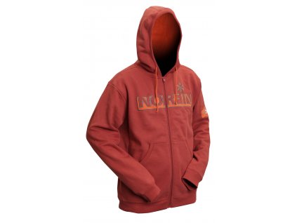 Norfin mikina Hoody Terracota/červená