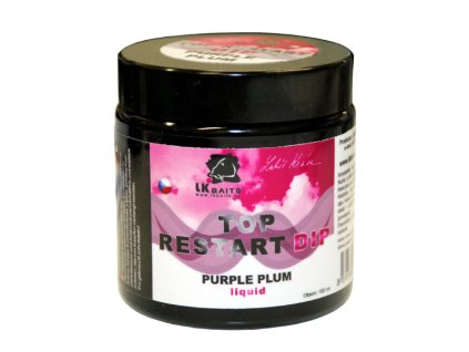 LK Baits Top ReStart Dip Purple Plum 100ml + Sleva 10% za registraci